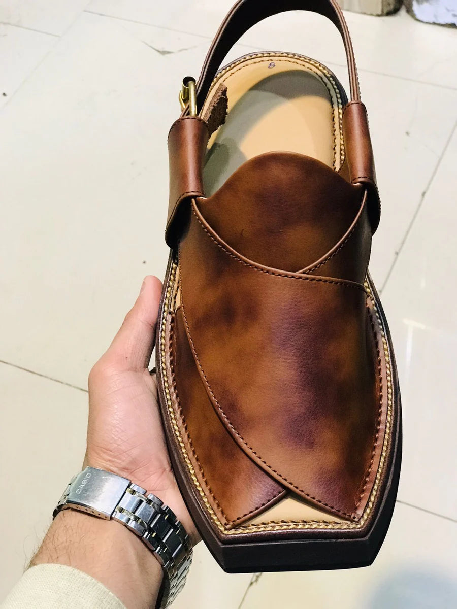Kaptaan Chappal - Pure Leather - Handmade